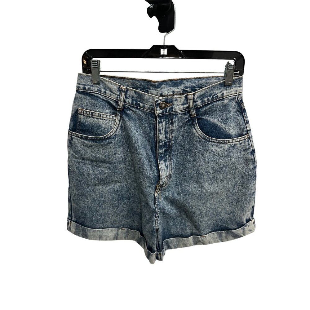 Vintage Forenza High-Waisted Classic Denim Casual Shorts Size 10 Retro